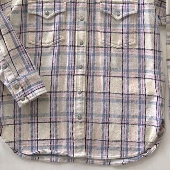 J. Crew Relaxed Fit Flannel Shacket - Picture 4 of 7